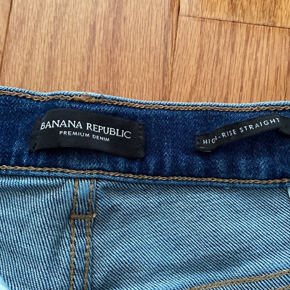 Banana Republic High Rise Straight Leg Jeans - Picture 6 of 8